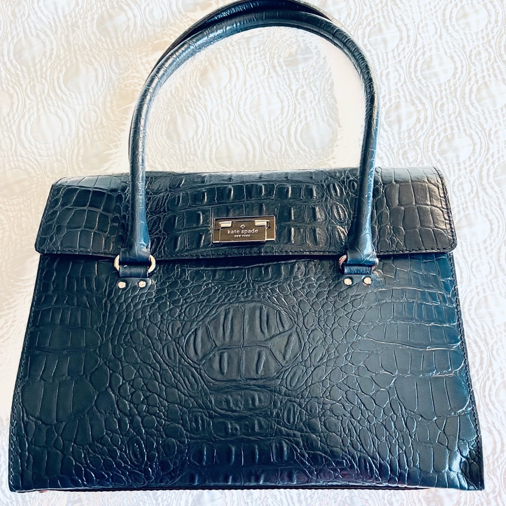 Kate Spade Dark Blue Large Purse